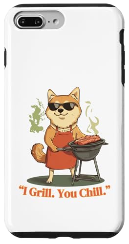 I Grill. You Chill. Shiba BBQ Vibes Hülle für iPhone 7 Plus/8 Plus I Grill. You Chill. Shiba BBQ Vibes Hülle für iPhone 7 Plus/8 Plus von Grill Dad Animal Club