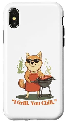 I Grill. You Chill. Shiba BBQ Vibes Hülle für iPhone X/XS I Grill. You Chill. Shiba BBQ Vibes Hülle für iPhone X/XS von Grill Dad Animal Club