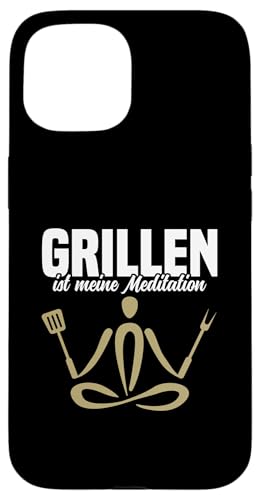Grillen Meditation Grill Gadgets Lustig BBQ Grillliebhaber Hülle für iPhone 15 Grillen Meditation Grill Gadgets Lustig BBQ Grillliebhaber Hülle für iPhone 15 von Grill Gadgets Lustig und Geschenk Grillliebhaber