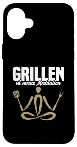 Grillen Meditation Grill Gadgets Lustig BBQ Grillliebhaber Hülle für iPhone 16 Plus Grillen Meditation Grill Gadgets Lustig BBQ Grillliebhaber Hülle für iPhone 16 Plus von Grill Gadgets Lustig und Geschenk Grillliebhaber