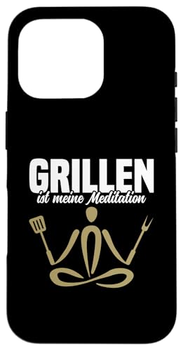 Grillen Meditation Grill Gadgets Lustig BBQ Grillliebhaber Hülle für iPhone 16 Pro Grillen Meditation Grill Gadgets Lustig BBQ Grillliebhaber Hülle für iPhone 16 Pro von Grill Gadgets Lustig und Geschenk Grillliebhaber