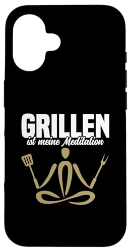 Grillen Meditation Grill Gadgets Lustig BBQ Grillliebhaber Hülle für iPhone 16 Grillen Meditation Grill Gadgets Lustig BBQ Grillliebhaber Hülle für iPhone 16 von Grill Gadgets Lustig und Geschenk Grillliebhaber