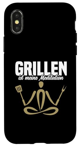 Grillen Meditation Grill Gadgets Lustig BBQ Grillliebhaber Hülle für iPhone X/XS Grillen Meditation Grill Gadgets Lustig BBQ Grillliebhaber Hülle für iPhone X/XS von Grill Gadgets Lustig und Geschenk Grillliebhaber