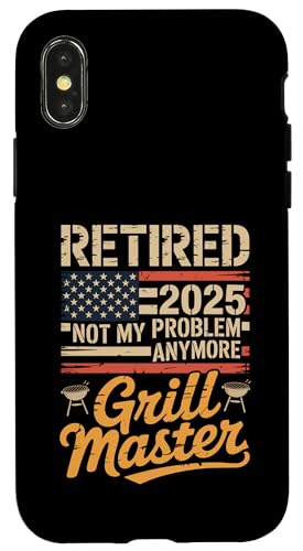 Retired 2025 Not My Problem Anymore Grill Master Chill Mode Hülle für iPhone X/XS Retired 2025 Not My Problem Anymore Grill Master Chill Mode Hülle für iPhone X/XS von Grill Master Retired 2025 Designs Co.