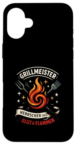 Grillmeister - Bratwurst Party Sommer Grillen Hülle für iPhone 16 Plus Grillmeister - Bratwurst Party Sommer Grillen Hülle für iPhone 16 Plus von Grillabend Grillmeister Lustiger Griller Spruch