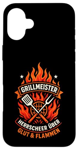 Grillmeister - Bratwurst Party Sommer Grillen Hülle für iPhone 16 Plus Grillmeister - Bratwurst Party Sommer Grillen Hülle für iPhone 16 Plus von Grillabend Grillmeister Lustiger Griller Spruch