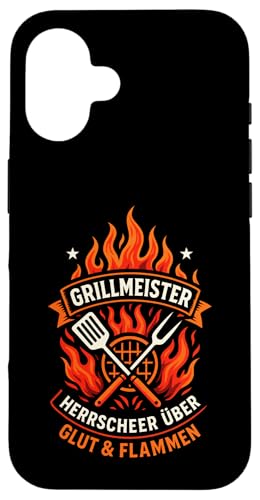 Grillmeister - Bratwurst Party Sommer Grillen Hülle für iPhone 16 Grillmeister - Bratwurst Party Sommer Grillen Hülle für iPhone 16 von Grillabend Grillmeister Lustiger Griller Spruch