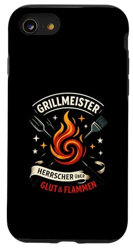 Grillmeister - Bratwurst Party Sommer Grillen Hülle für iPhone SE (2020) / 7 / 8 von Grillabend Grillmeister Lustiger Griller Spruch
