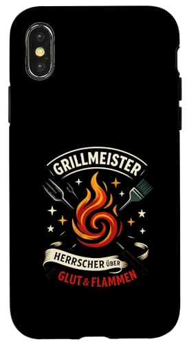 Grillmeister - Bratwurst Party Sommer Grillen Hülle für iPhone X/XS Grillmeister - Bratwurst Party Sommer Grillen Hülle für iPhone X/XS von Grillabend Grillmeister Lustiger Griller Spruch