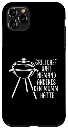 Grillchef Papa Vatertag Mumm Familie Liebe Grillen Männer Hülle für iPhone 11 Pro Max von Grillchef Papa Vatertag Geschenkidee Familie