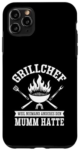 Grillchef Papa Vatertag Mumm Familie Liebe Grillen Männer Hülle für iPhone 11 Pro Max von Grillchef Papa Vatertag Geschenkidee Familie