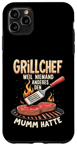 Grillchef Papa Vatertag Mumm Familie Liebe Grillen Männer Hülle für iPhone 11 Pro Max von Grillchef Papa Vatertag Geschenkidee Familie