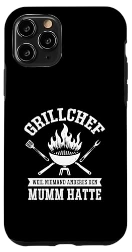 Grillchef Papa Vatertag Mumm Familie Liebe Grillen Männer Hülle für iPhone 11 Pro von Grillchef Papa Vatertag Geschenkidee Familie