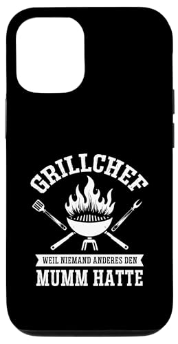 Grillchef Papa Vatertag Mumm Familie Liebe Grillen Männer Hülle für iPhone 12/12 Pro von Grillchef Papa Vatertag Geschenkidee Familie
