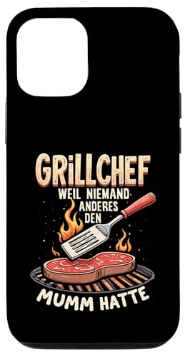 Grillchef Papa Vatertag Mumm Familie Liebe Grillen Männer Hülle für iPhone 12/12 Pro von Grillchef Papa Vatertag Geschenkidee Familie