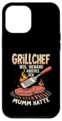 Grillchef Papa Vatertag Mumm Familie Liebe Grillen Männer Hülle für iPhone 12 Pro Max von Grillchef Papa Vatertag Geschenkidee Familie