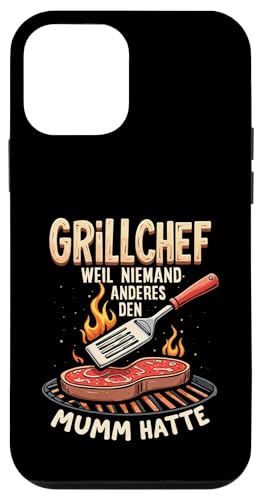 Grillchef Papa Vatertag Mumm Familie Liebe Grillen Männer Hülle für iPhone 12 mini von Grillchef Papa Vatertag Geschenkidee Familie