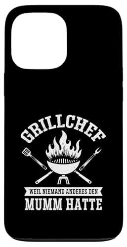 Grillchef Papa Vatertag Mumm Familie Liebe Grillen Männer Hülle für iPhone 13 Pro Max von Grillchef Papa Vatertag Geschenkidee Familie