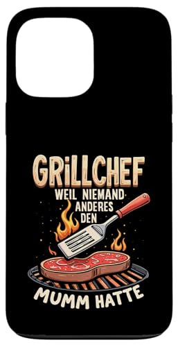 Grillchef Papa Vatertag Mumm Familie Liebe Grillen Männer Hülle für iPhone 13 Pro Max von Grillchef Papa Vatertag Geschenkidee Familie