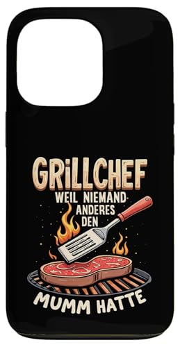 Grillchef Papa Vatertag Mumm Familie Liebe Grillen Männer Hülle für iPhone 13 Pro von Grillchef Papa Vatertag Geschenkidee Familie