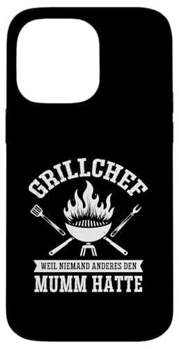 Grillchef Papa Vatertag Mumm Familie Liebe Grillen Männer Hülle für iPhone 14 Pro Max von Grillchef Papa Vatertag Geschenkidee Familie