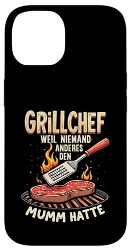 Grillchef Papa Vatertag Mumm Familie Liebe Grillen Männer Hülle für iPhone 14 von Grillchef Papa Vatertag Geschenkidee Familie