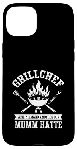 Grillchef Papa Vatertag Mumm Familie Liebe Grillen Männer Hülle für iPhone 15 Plus von Grillchef Papa Vatertag Geschenkidee Familie
