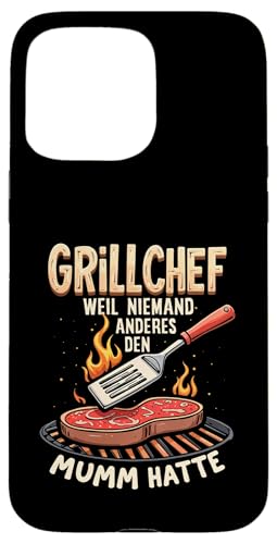 Grillchef Papa Vatertag Mumm Familie Liebe Grillen Männer Hülle für iPhone 15 Pro Max von Grillchef Papa Vatertag Geschenkidee Familie