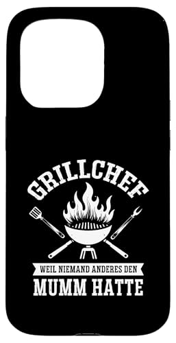 Grillchef Papa Vatertag Mumm Familie Liebe Grillen Männer Hülle für iPhone 15 Pro von Grillchef Papa Vatertag Geschenkidee Familie