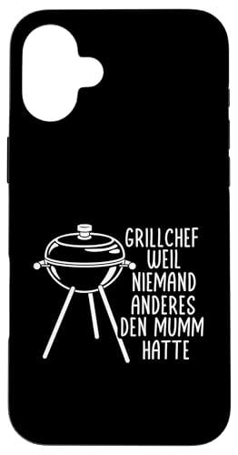 Grillchef Papa Vatertag Mumm Familie Liebe Grillen Männer Hülle für iPhone 16 Plus von Grillchef Papa Vatertag Geschenkidee Familie