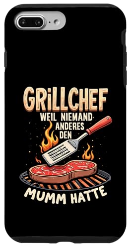 Grillchef Papa Vatertag Mumm Familie Liebe Grillen Männer Hülle für iPhone 7 Plus/8 Plus von Grillchef Papa Vatertag Geschenkidee Familie