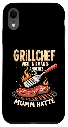 Grillchef Papa Vatertag Mumm Familie Liebe Grillen Männer Hülle für iPhone XR von Grillchef Papa Vatertag Geschenkidee Familie