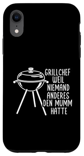 Grillchef Papa Vatertag Mumm Familie Liebe Grillen Männer Hülle für iPhone XR von Grillchef Papa Vatertag Geschenkidee Familie