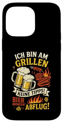 Ich Bin Am Grillen Keine Tipps! - Grillmeister Hülle für iPhone 14 Pro Max Ich Bin Am Grillen Keine Tipps! - Grillmeister Hülle für iPhone 14 Pro Max von Grillen Bbq Sommer Party Bier Brauerei Wurst