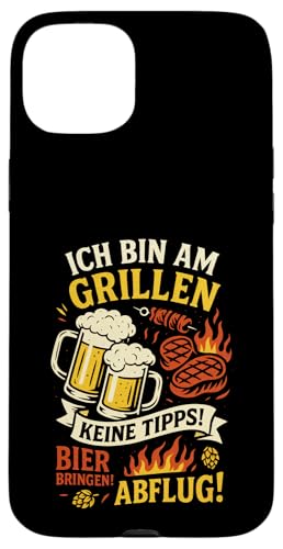 Ich Bin Am Grillen Keine Tipps! - Grillmeister Hülle für iPhone 15 Plus Ich Bin Am Grillen Keine Tipps! - Grillmeister Hülle für iPhone 15 Plus von Grillen Bbq Sommer Party Bier Brauerei Wurst
