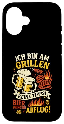 Ich Bin Am Grillen Keine Tipps! - Grillmeister Hülle für iPhone 16 Ich Bin Am Grillen Keine Tipps! - Grillmeister Hülle für iPhone 16 von Grillen Bbq Sommer Party Bier Brauerei Wurst