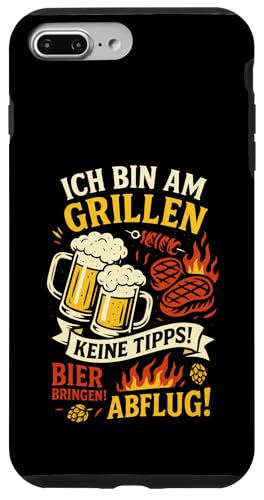 Ich Bin Am Grillen Keine Tipps! - Grillmeister Hülle für iPhone 7 Plus/8 Plus Ich Bin Am Grillen Keine Tipps! - Grillmeister Hülle für iPhone 7 Plus/8 Plus von Grillen Bbq Sommer Party Bier Brauerei Wurst