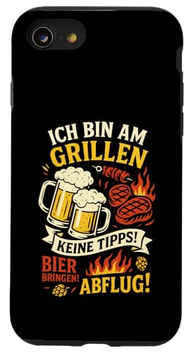 Ich Bin Am Grillen Keine Tipps! - Grillmeister Hülle für iPhone SE (2020) / 7 / 8 von Grillen Bbq Sommer Party Bier Brauerei Wurst