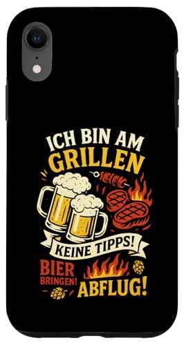 Ich Bin Am Grillen Keine Tipps! - Grillmeister Hülle für iPhone XR Ich Bin Am Grillen Keine Tipps! - Grillmeister Hülle für iPhone XR von Grillen Bbq Sommer Party Bier Brauerei Wurst