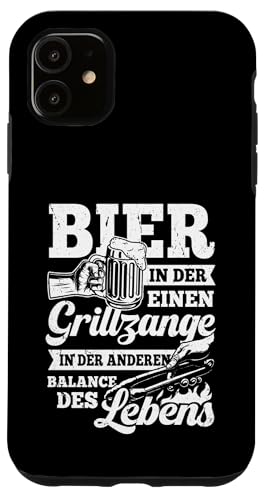 Grillen Bier Grillzange Balance des Lebens Männer Vatertag Hülle für iPhone 11 Grillen Bier Grillzange Balance des Lebens Männer Vatertag Hülle für iPhone 11 von Grillen Bier Balance Grillmeister BBQ Vatertag