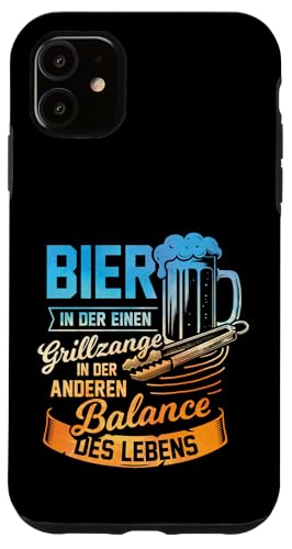 Grillen Bier Grillzange Balance des Lebens Männer Vatertag Hülle für iPhone 11 Grillen Bier Grillzange Balance des Lebens Männer Vatertag Hülle für iPhone 11 von Grillen Bier Balance Grillmeister BBQ Vatertag