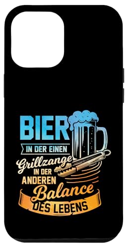 Grillen Bier Grillzange Balance des Lebens Männer Vatertag Hülle für iPhone 12 Pro Max von Grillen Bier Balance Grillmeister BBQ Vatertag