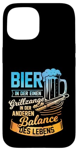 Grillen Bier Grillzange Balance des Lebens Männer Vatertag Hülle für iPhone 15 Grillen Bier Grillzange Balance des Lebens Männer Vatertag Hülle für iPhone 15 von Grillen Bier Balance Grillmeister BBQ Vatertag