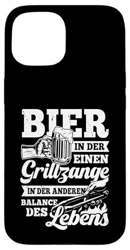 Grillen Bier Grillzange Balance des Lebens Männer Vatertag Hülle für iPhone 15 Grillen Bier Grillzange Balance des Lebens Männer Vatertag Hülle für iPhone 15 von Grillen Bier Balance Grillmeister BBQ Vatertag