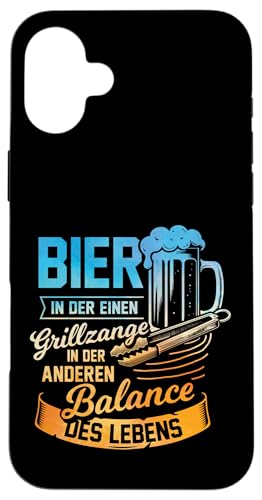 Grillen Bier Grillzange Balance des Lebens Männer Vatertag Hülle für iPhone 16 Plus Grillen Bier Grillzange Balance des Lebens Männer Vatertag Hülle für iPhone 16 Plus von Grillen Bier Balance Grillmeister BBQ Vatertag