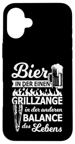 Grillen Bier Grillzange Balance des Lebens Männer Vatertag Hülle für iPhone 16 Plus Grillen Bier Grillzange Balance des Lebens Männer Vatertag Hülle für iPhone 16 Plus von Grillen Bier Balance Grillmeister BBQ Vatertag