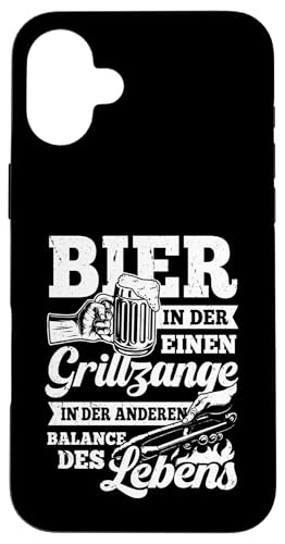 Grillen Bier Grillzange Balance des Lebens Männer Vatertag Hülle für iPhone 16 Plus Grillen Bier Grillzange Balance des Lebens Männer Vatertag Hülle für iPhone 16 Plus von Grillen Bier Balance Grillmeister BBQ Vatertag