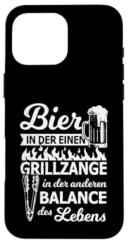 Grillen Bier Grillzange Balance des Lebens Männer Vatertag Hülle für iPhone 16 Pro Max Grillen Bier Grillzange Balance des Lebens Männer Vatertag Hülle für iPhone 16 Pro Max von Grillen Bier Balance Grillmeister BBQ Vatertag