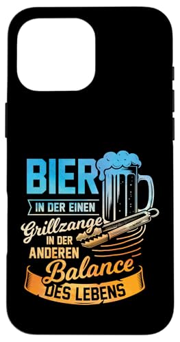 Grillen Bier Grillzange Balance des Lebens Männer Vatertag Hülle für iPhone 16 Pro Max Grillen Bier Grillzange Balance des Lebens Männer Vatertag Hülle für iPhone 16 Pro Max von Grillen Bier Balance Grillmeister BBQ Vatertag