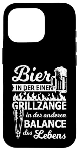 Grillen Bier Grillzange Balance des Lebens Männer Vatertag Hülle für iPhone 16 Pro Grillen Bier Grillzange Balance des Lebens Männer Vatertag Hülle für iPhone 16 Pro von Grillen Bier Balance Grillmeister BBQ Vatertag